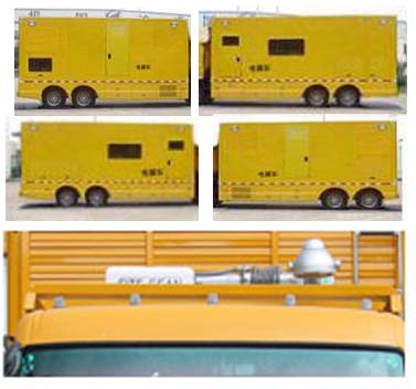 東風(fēng)天龍電力工程車(chē)_東風(fēng)電源車(chē)_電力工程搶修車(chē)_CLW5240XGCD5型電力工程車(chē)
