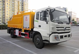 7.8方清洗吸污車_東風(fēng)下水道疏通車_聯(lián)合疏通吸污車_CLW5163GQWE5型清洗吸污車