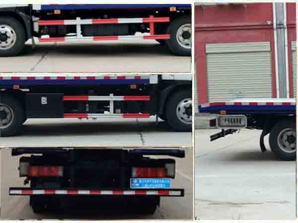 四川現(xiàn)代平板清障車_藍(lán)牌事故救援拖車_CLW5040TQZM5型清障車