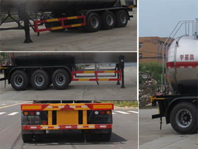 35方甲基氯運(yùn)輸車_28.3噸液體氣體半掛車_CLW9406GYQA型液化氣體運(yùn)輸半掛車